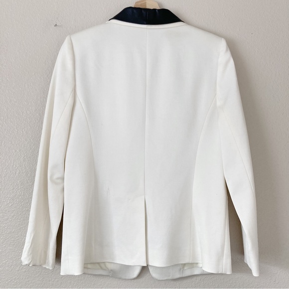 Tibi Tuxedo Jacket with Leather Lapels - Picture 4 of 13